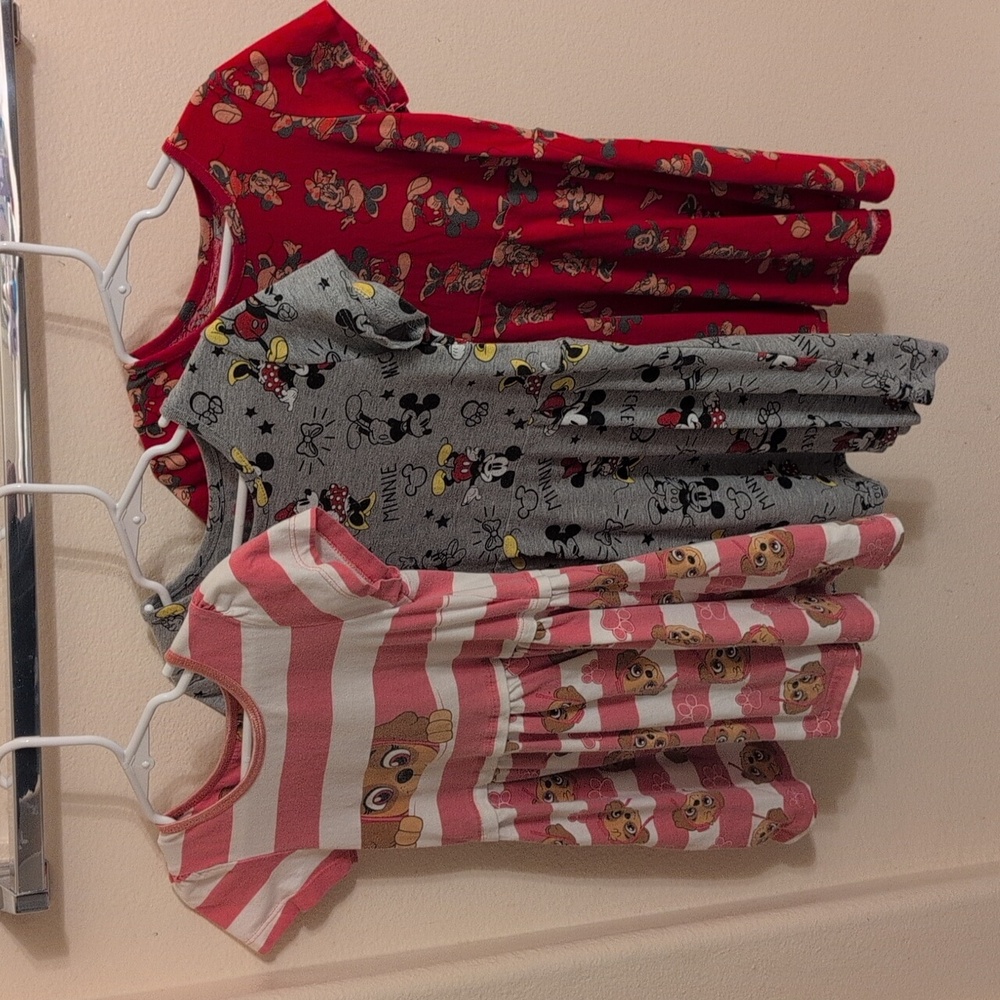 5T Dresses Minnie and Mickey Mouse and Sky